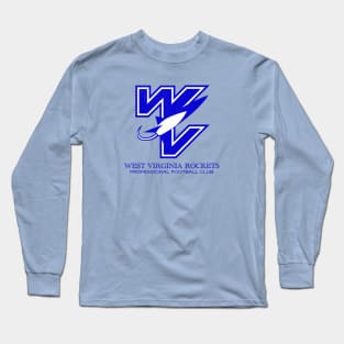 Defunct West Virginia Rockets AFA Football 1980 Long Sleeve T-Shirt